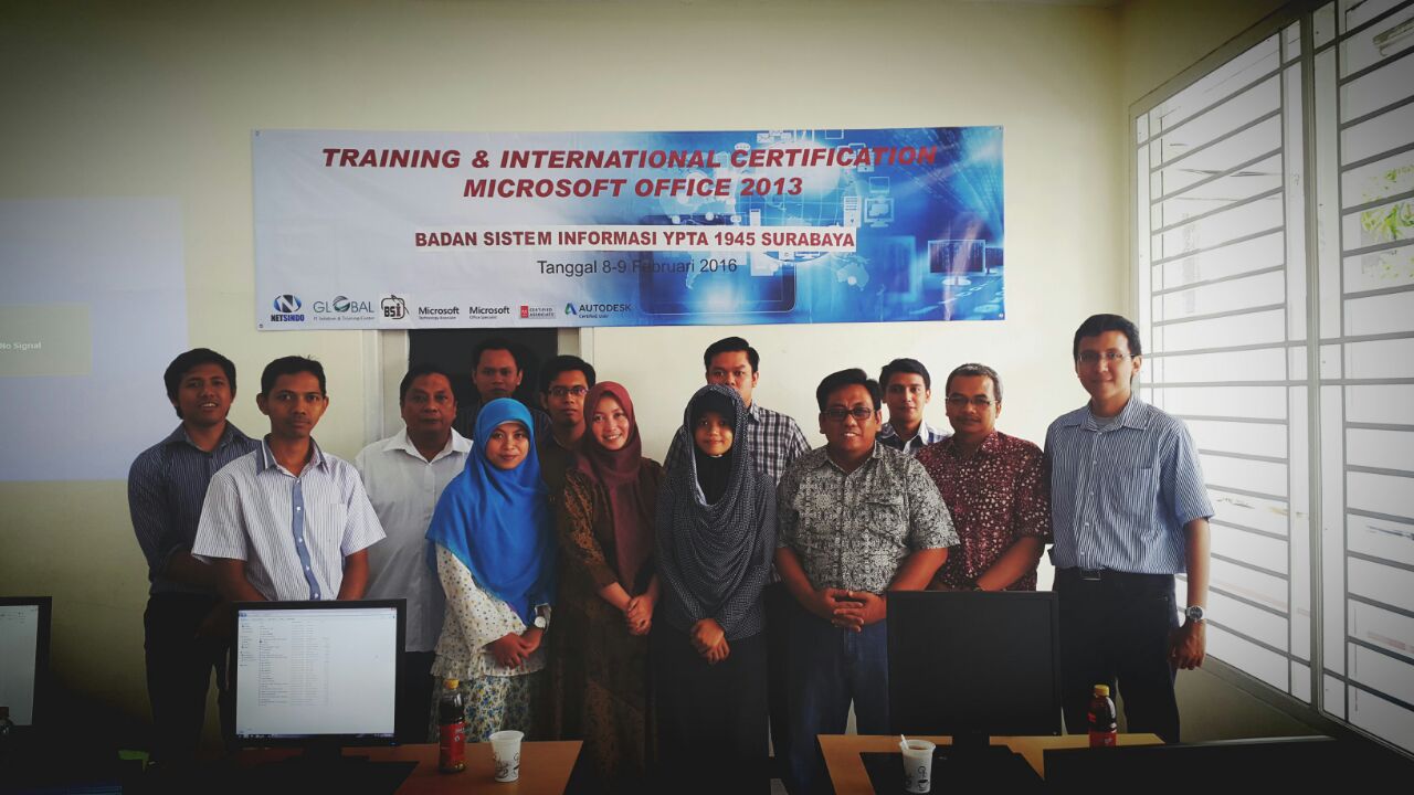 Training & International Certification MS Office 2013